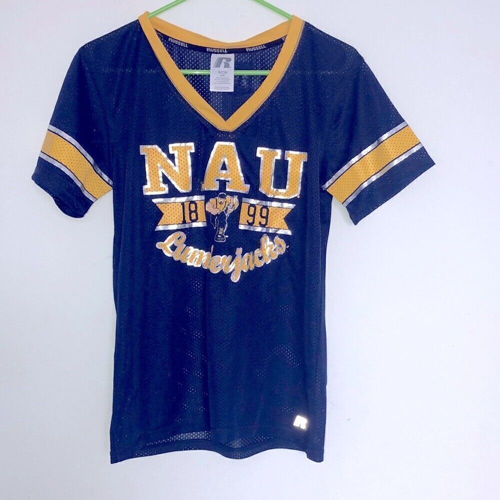 Russell jersey Northern Arizona mesh shirt women’s size S black